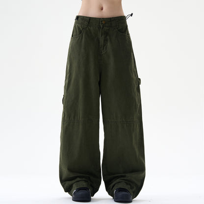 MADWITCH LOOSE STRAIGHT CASUAL PANTS #G6409