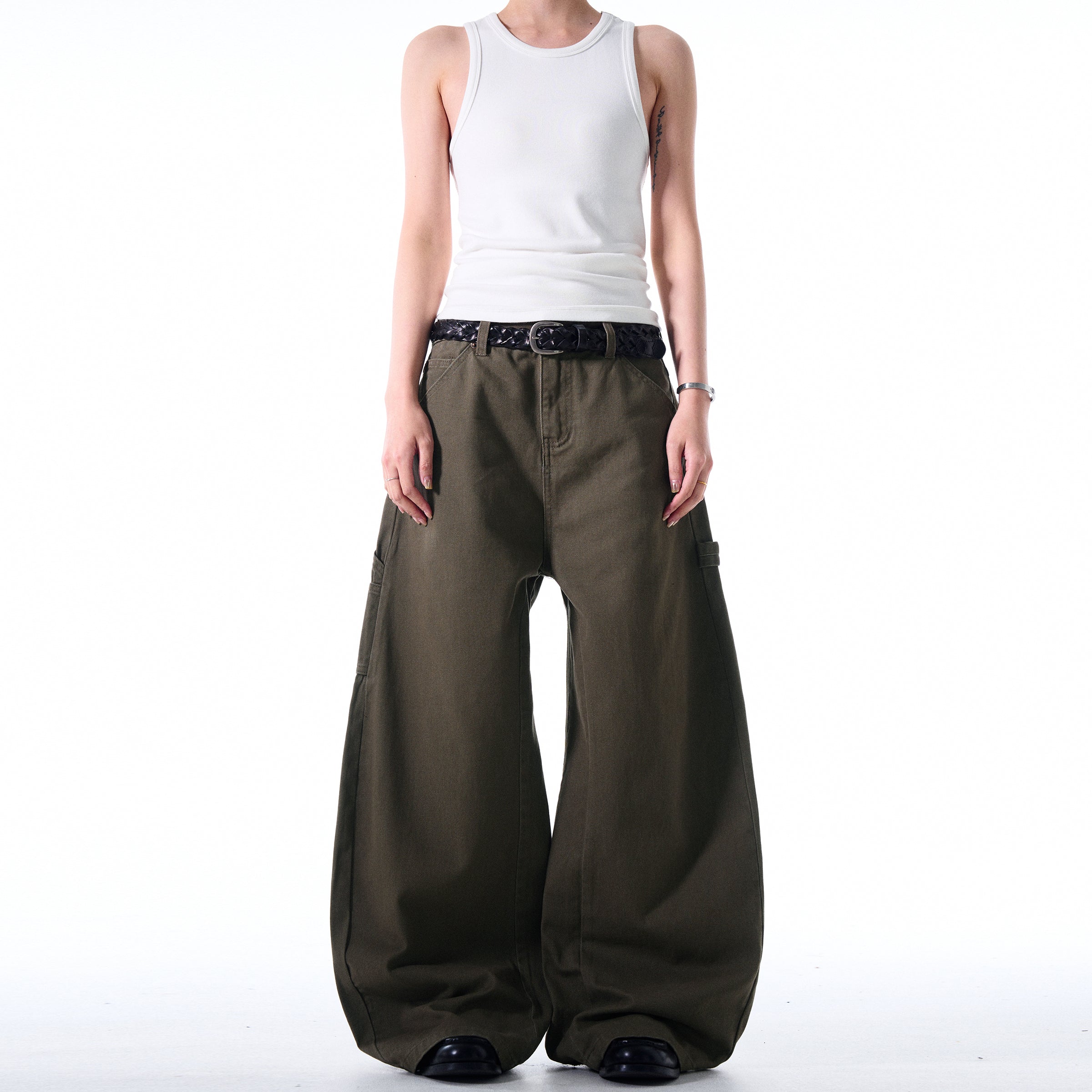 MADWITCH MAILLARD WIDE-LEG PANTS #DR6301