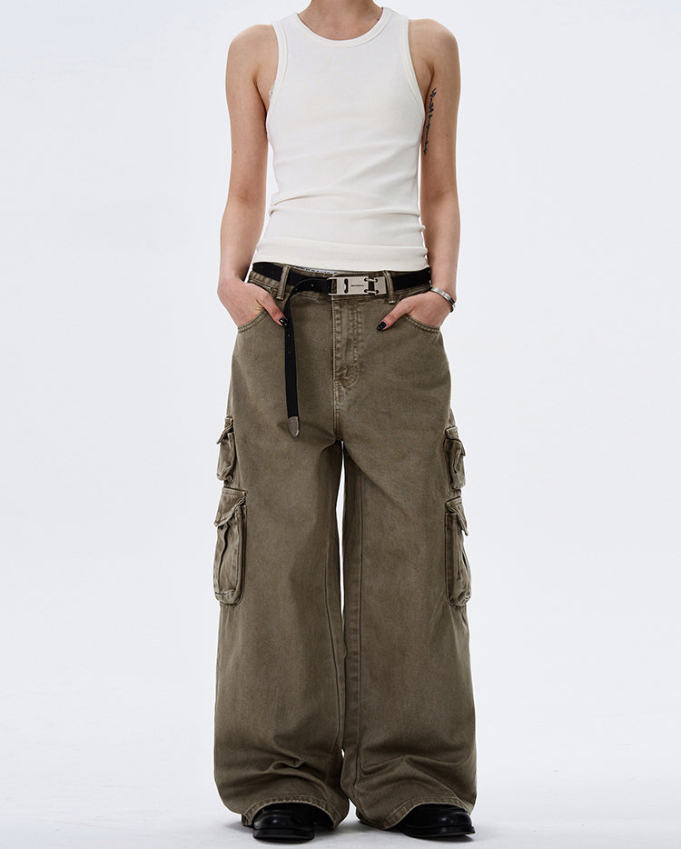 MADWITCH HEAVY-DUTY MULTI-POCKET WORK PANTS #58252