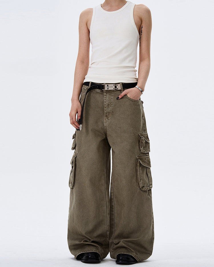 MADWITCH HEAVY-DUTY MULTI-POCKET WORK PANTS #58252