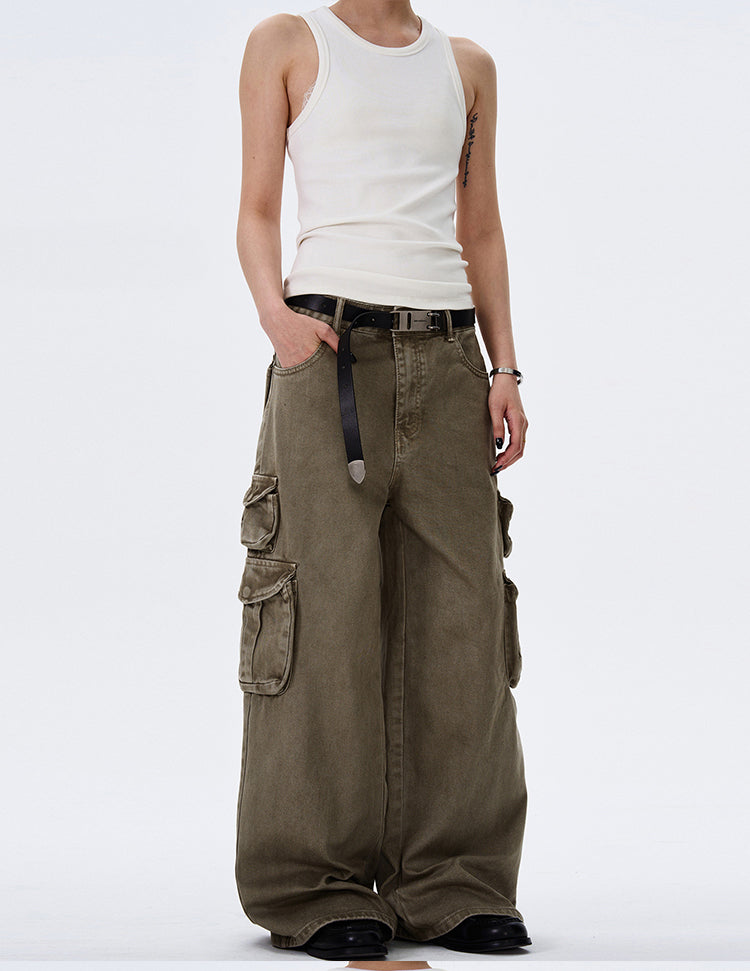 MADWITCH HEAVY-DUTY MULTI-POCKET WORK PANTS #58252