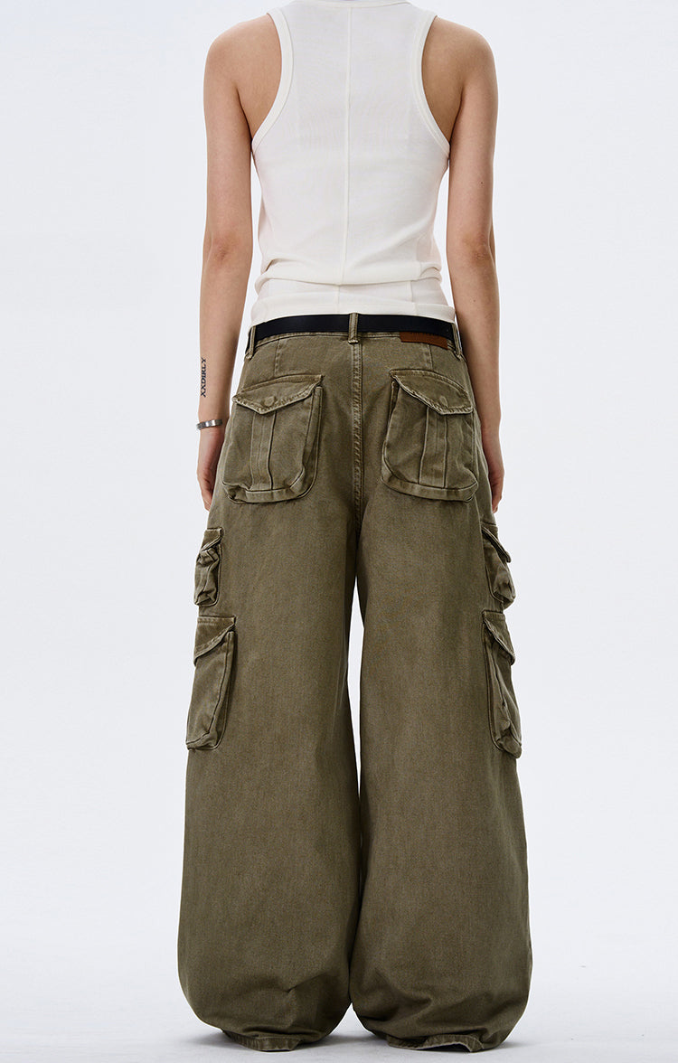 MADWITCH HEAVY-DUTY MULTI-POCKET WORK PANTS #58252