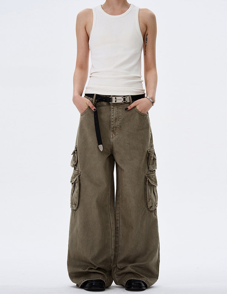 MADWITCH HEAVY-DUTY MULTI-POCKET WORK PANTS #58252