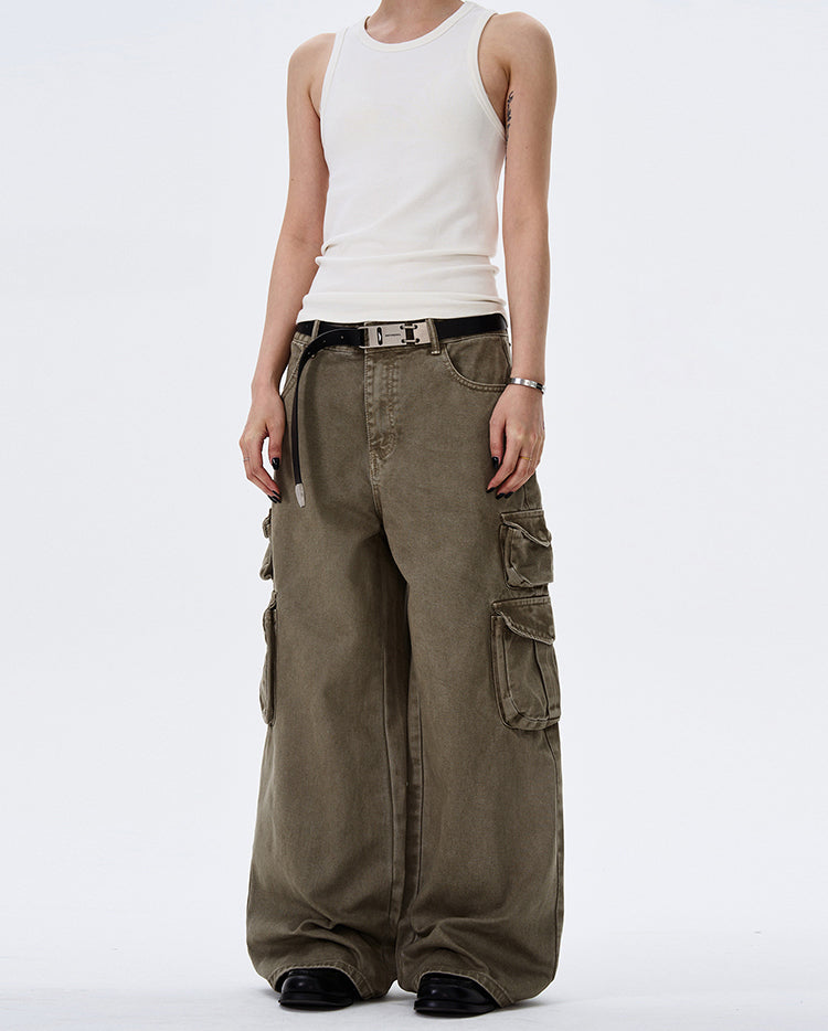 MADWITCH HEAVY-DUTY MULTI-POCKET WORK PANTS #58252