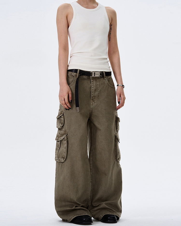 MADWITCH HEAVY-DUTY MULTI-POCKET WORK PANTS #58252