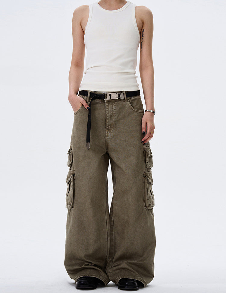 MADWITCH HEAVY-DUTY MULTI-POCKET WORK PANTS #58252