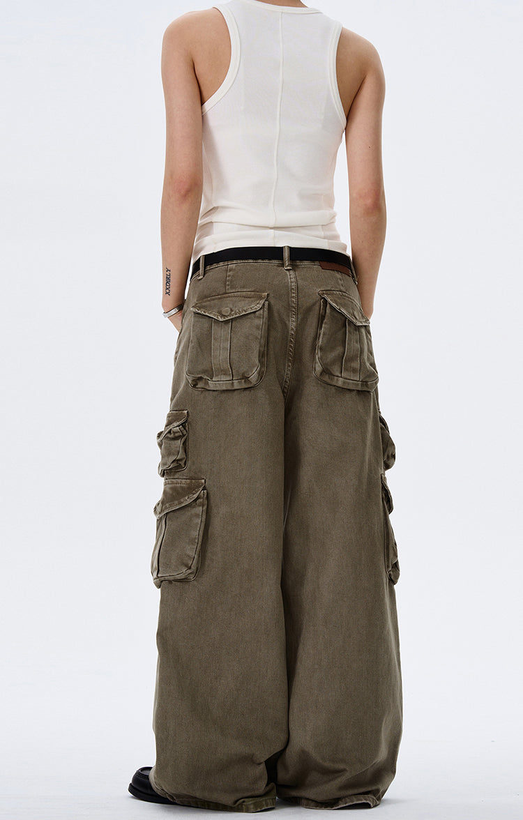 MADWITCH HEAVY-DUTY MULTI-POCKET WORK PANTS #58252