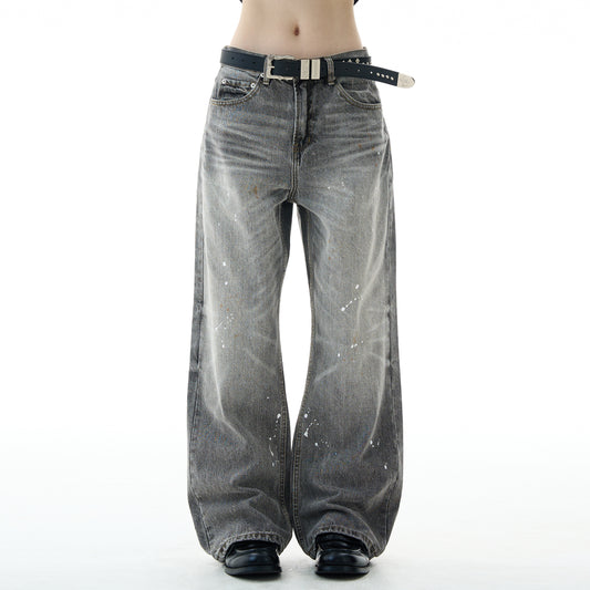 MADWITCH HIGH STREET SPLATTER JEANS #FX085