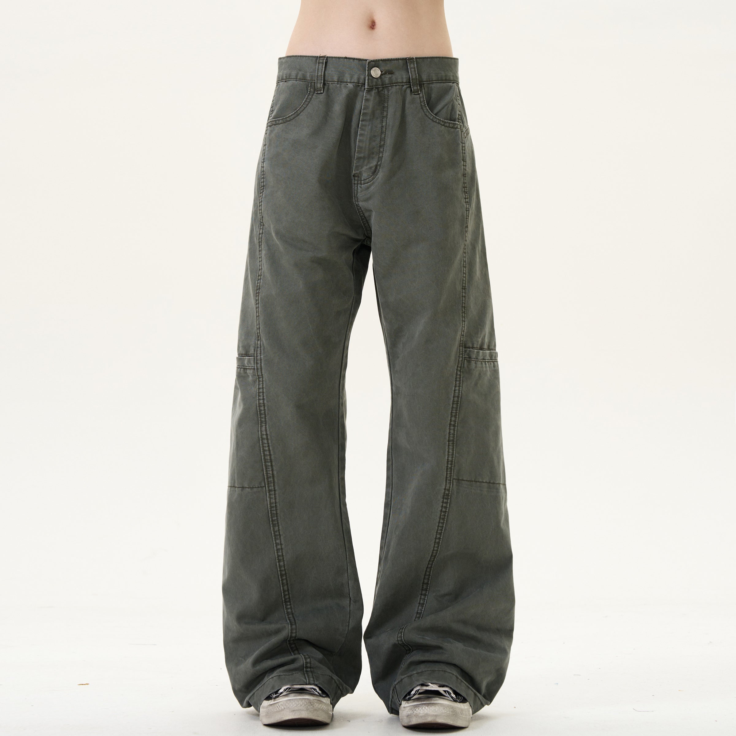 MADWITCH STRAIGHT CASUAL PANTS #D1633