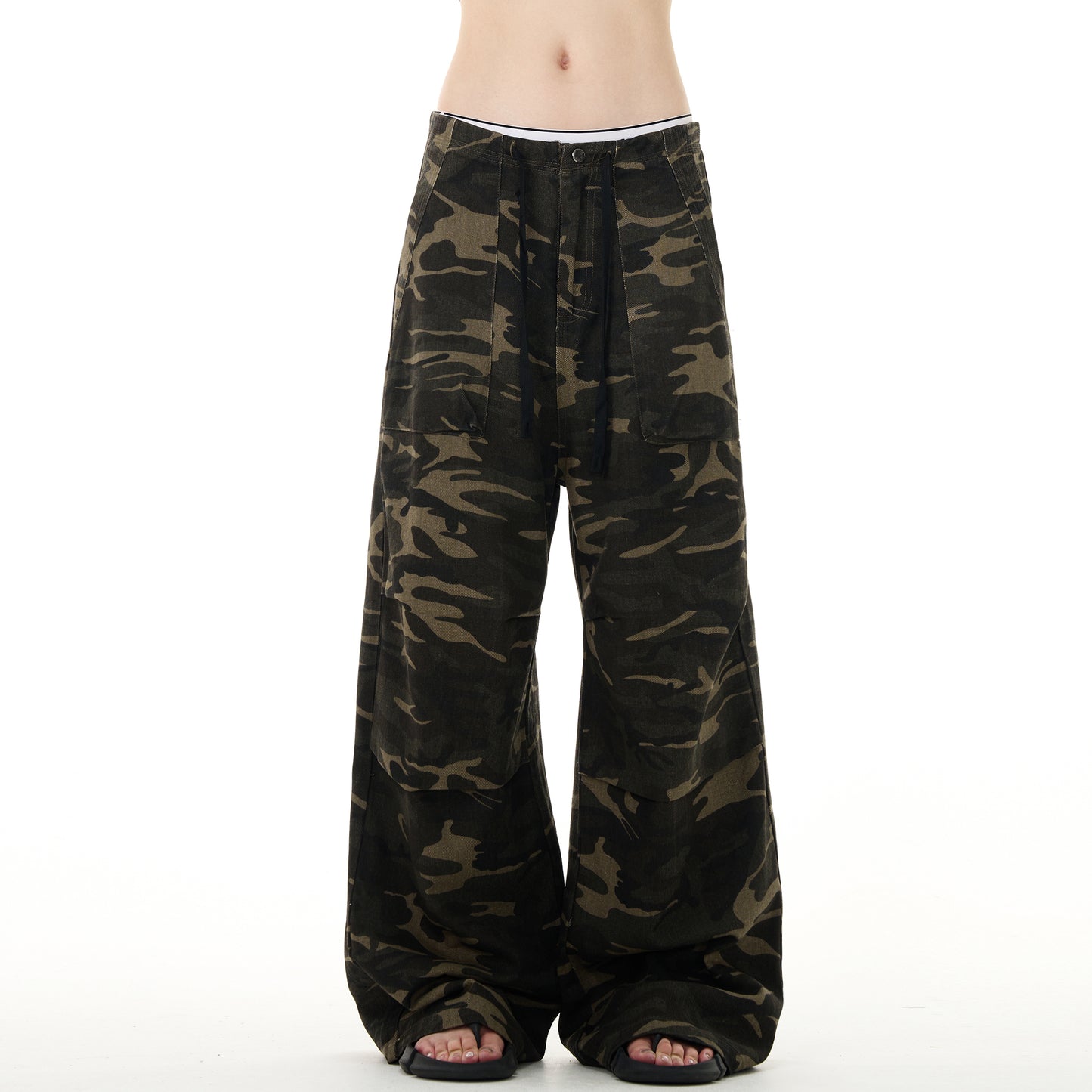 MADWITCH CAMO CARGO PANTS #C772