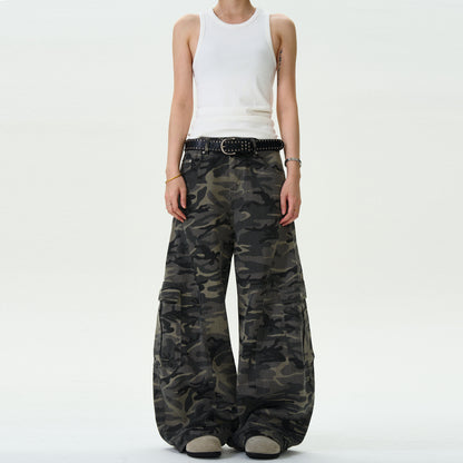 MADWITCH MULTI-POCKET CAMO WORK PANTS #G6611