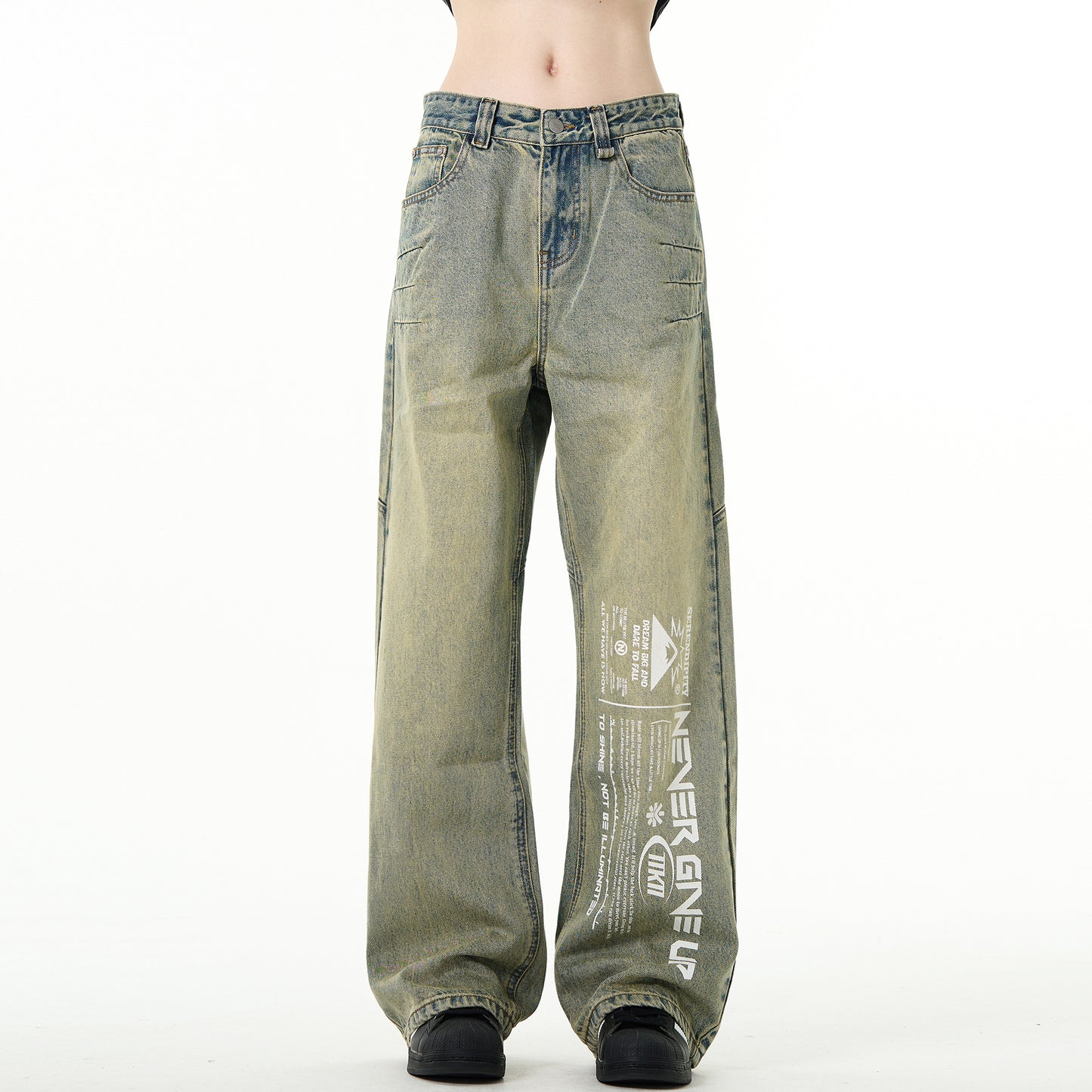 MADWITCH SANDED ROCKER JEANS #K9138