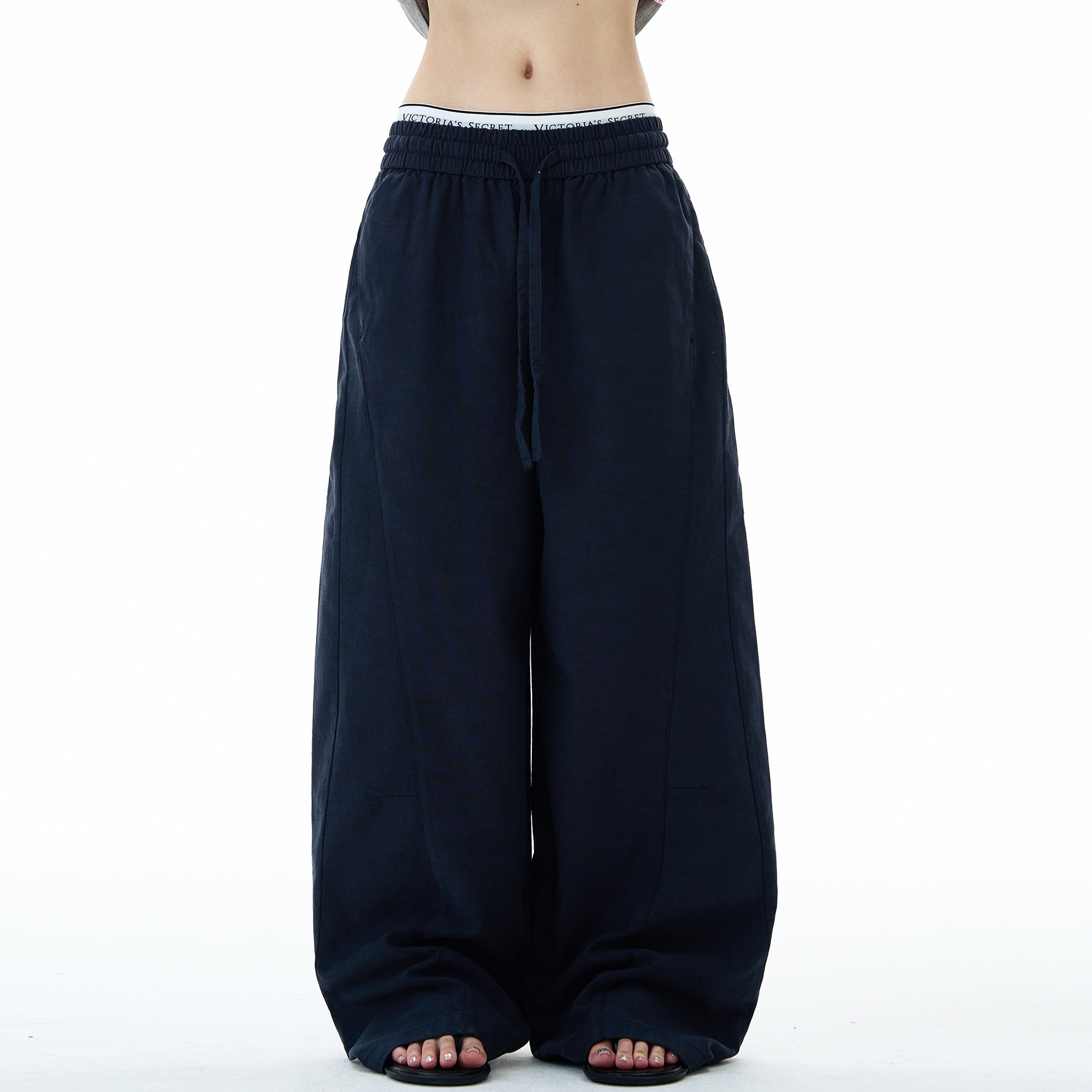 MADWITCH MINIMALIST WIDE LEG PANTS #DS2512