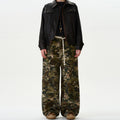 MADWITCH CAMO RUCHED CARGO PANTS #CK6578