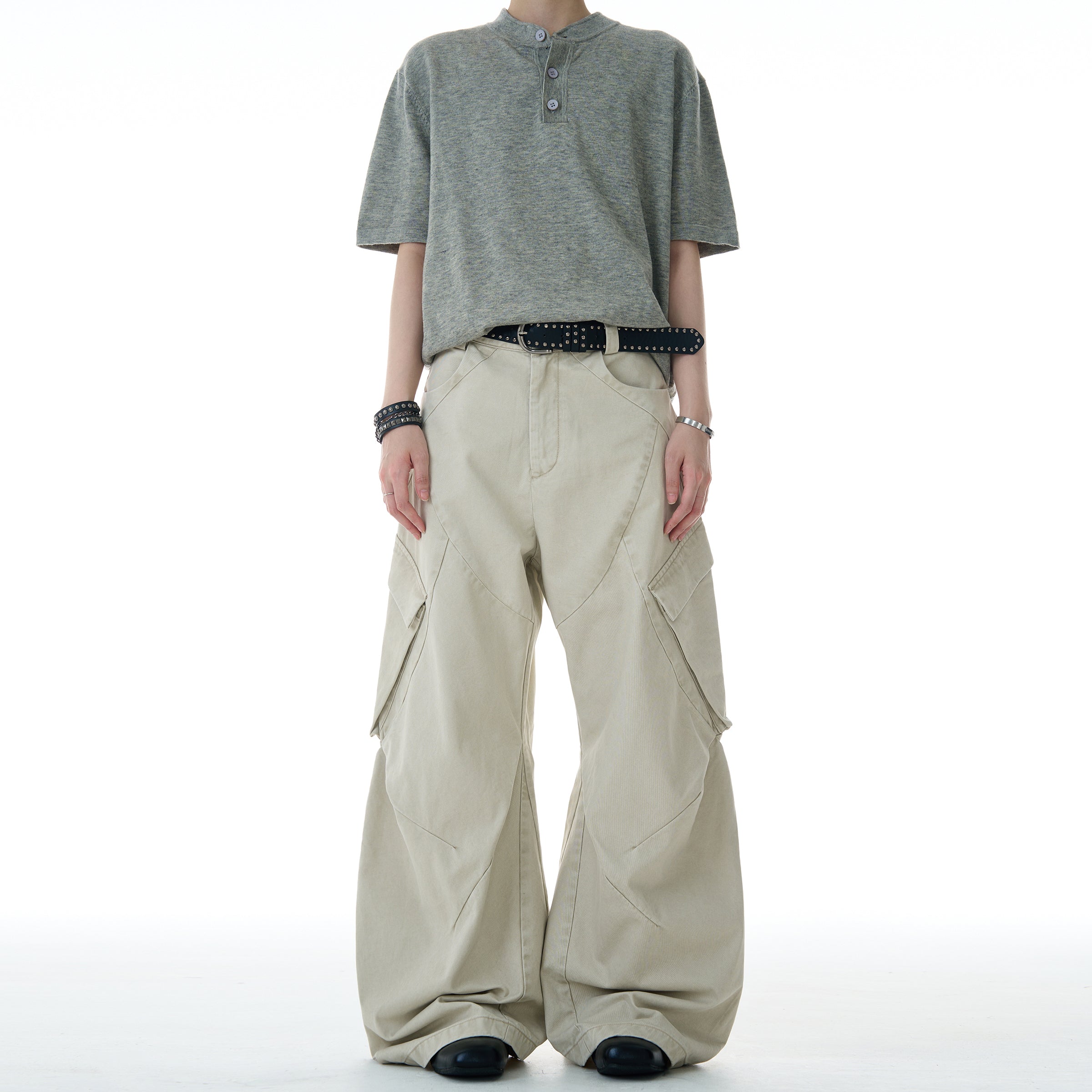 MADWITCH OVERSIZE WORK PANTS #A602