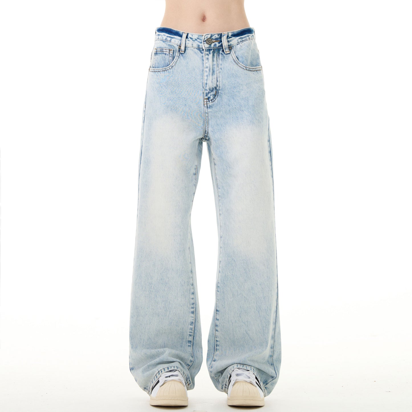 MADWITCH LIGHT WASH JEANS #K3299