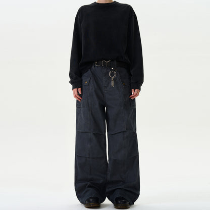 MADWITCH STRAIGHT-LEG CARGO PANTS #F9028