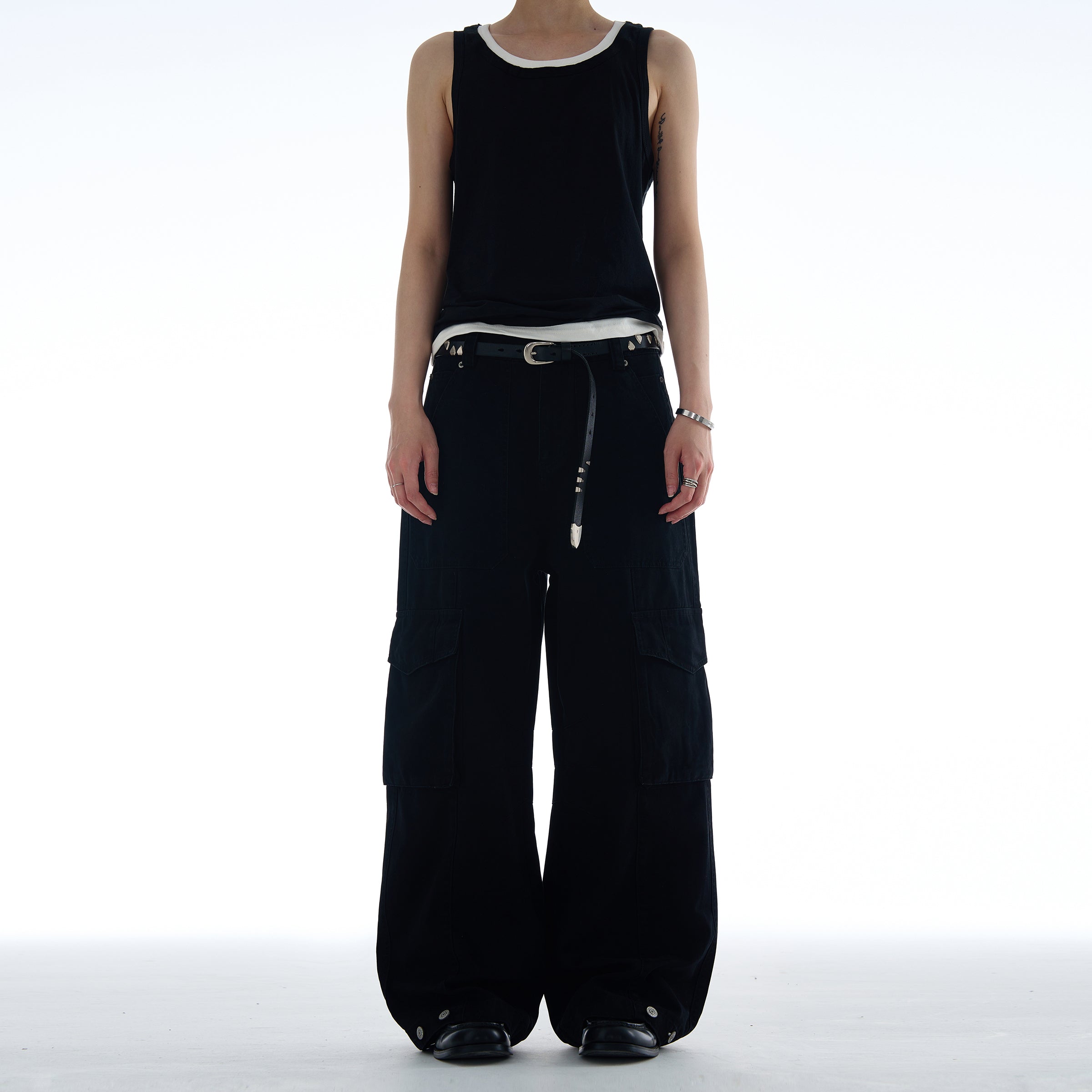 MADWITCH VINTAGE MULTI-POCKET CARGO PANTS #CK6650