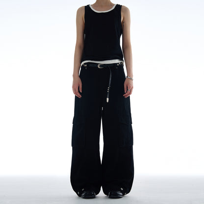 MADWITCH VINTAGE MULTI-POCKET CARGO PANTS #CK6650