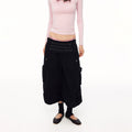 MADWITCH FOLD-OVER MULTI-BUTTON CARGO CAPRIS #H6773