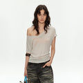 MADWITCH V-NIP WAIST RUCHED TEE #G26430