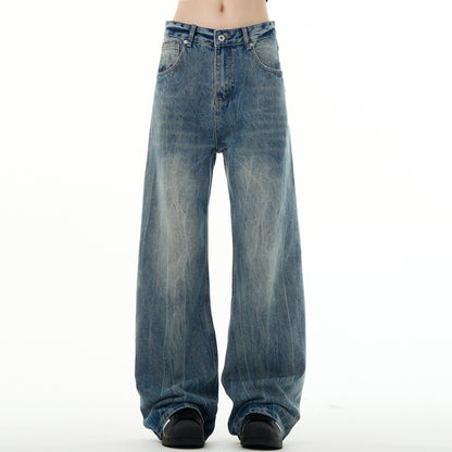 MADWITCH STRAIGHT LEG WASH JEANS #K9137