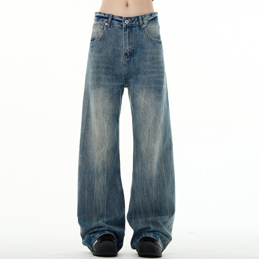 MADWITCH STRAIGHT LEG WASH JEANS #K9137