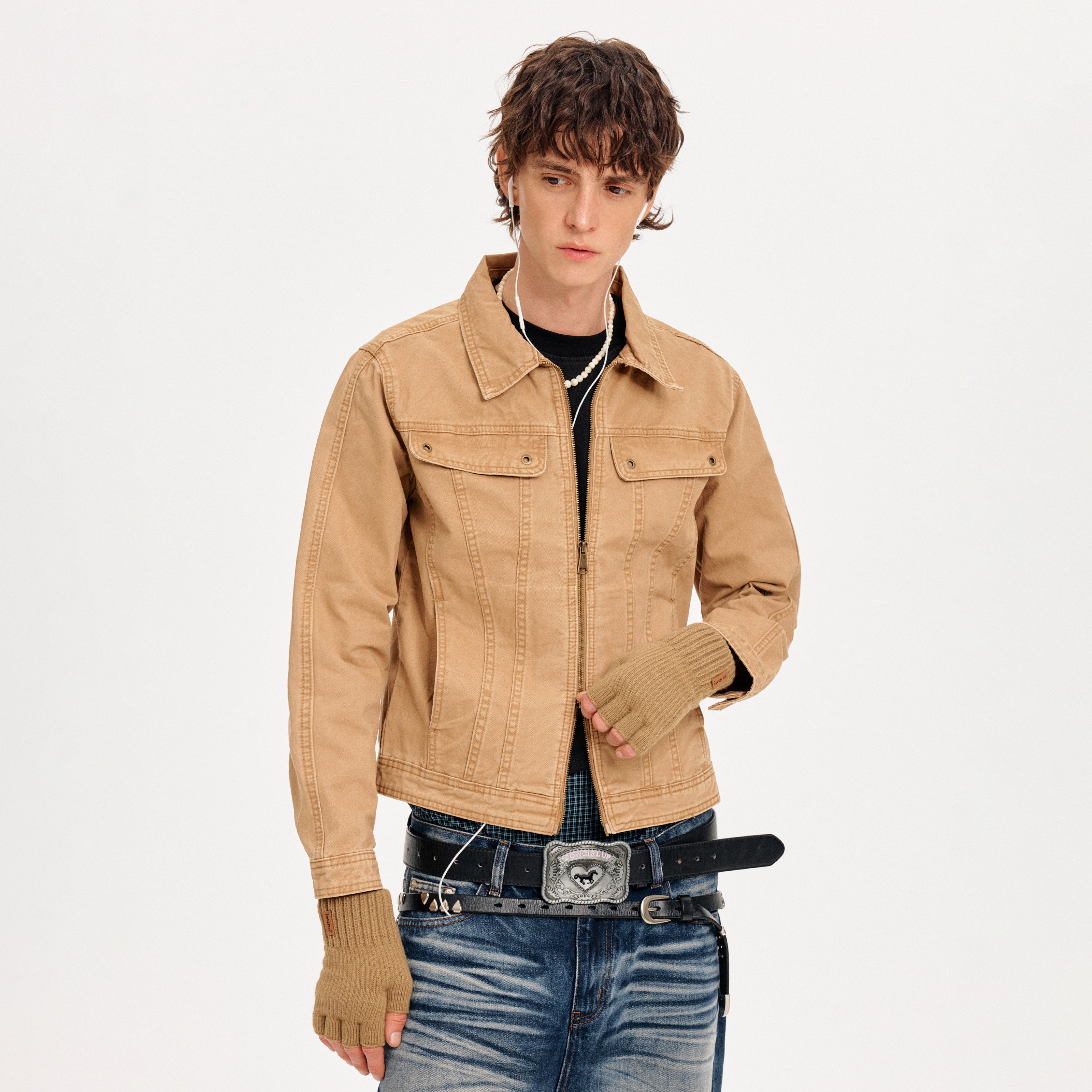 MADWITCH TAILORED WASHED WORK JACKET #CW1321
