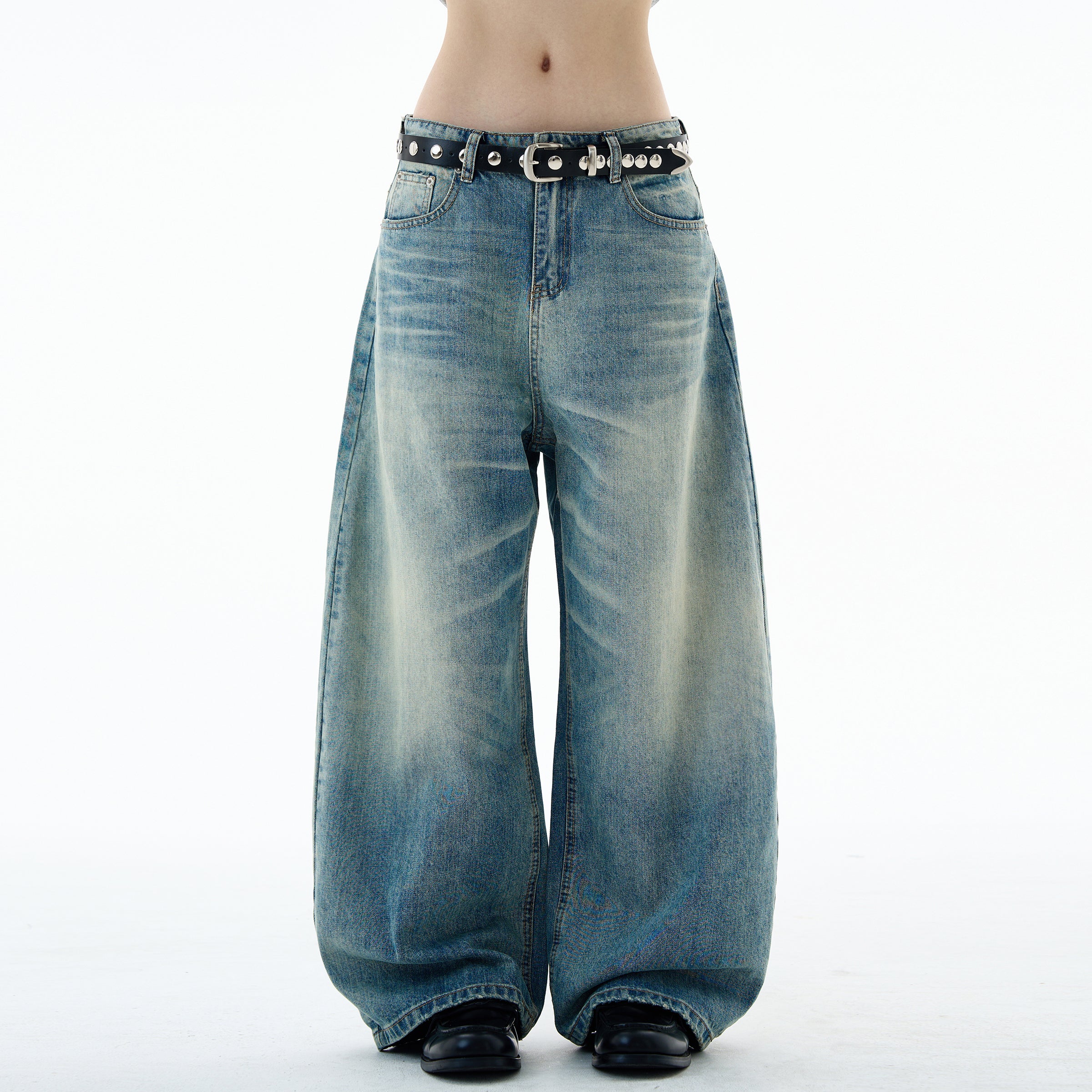 MADWITCH CLASSIC BAGGY FIT JEANS #G6870