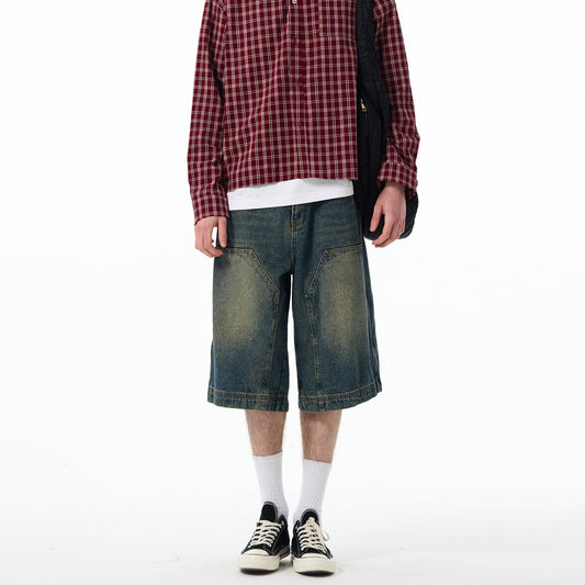 MADWITCH BAGGY SHORTS JEANS #RK56