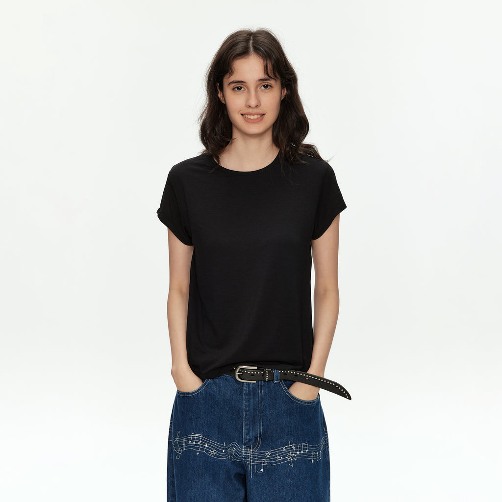 MADWITCH TENCEL COOL SHORT TEE #TC122N