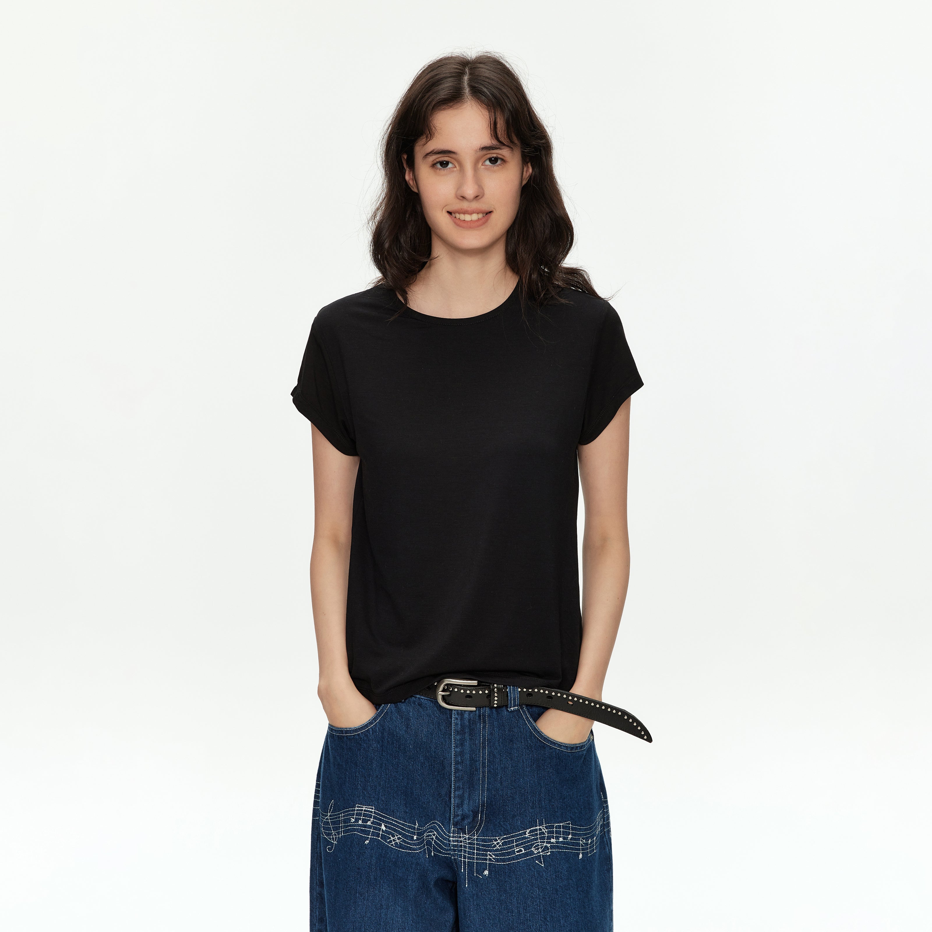 MADWITCH TENCEL COOL SHORT TEE #TC122N
