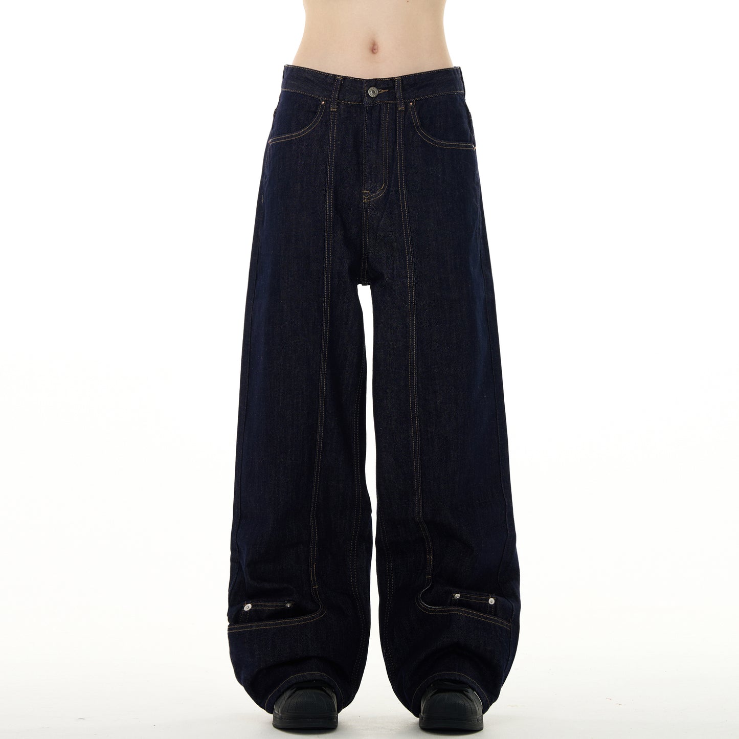 MADWITCH UPSIDE DOWN STRAIGHT LEG JEANS #WHOA007