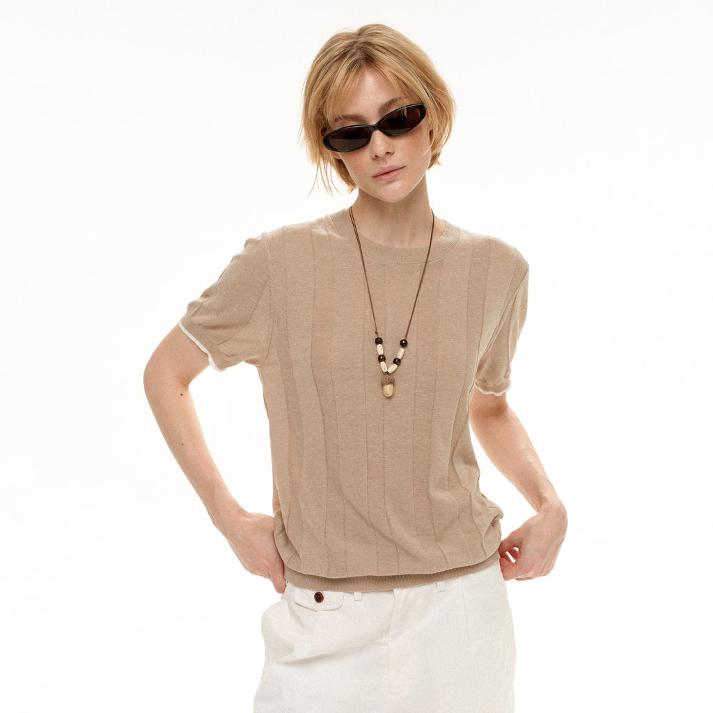 MADWITCH HERITAGE LINEN BLEND TEE #11896