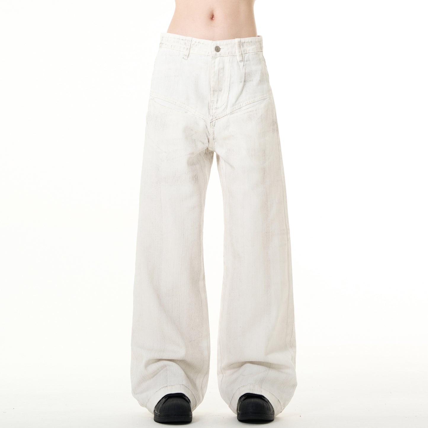 MADWITCH WHITE SLIM FIT JEANS #G6365