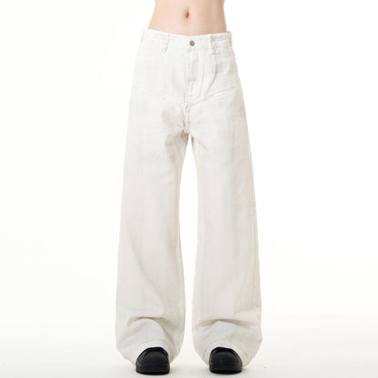 MADWITCH WHITE SLIM FIT JEANS #G6365