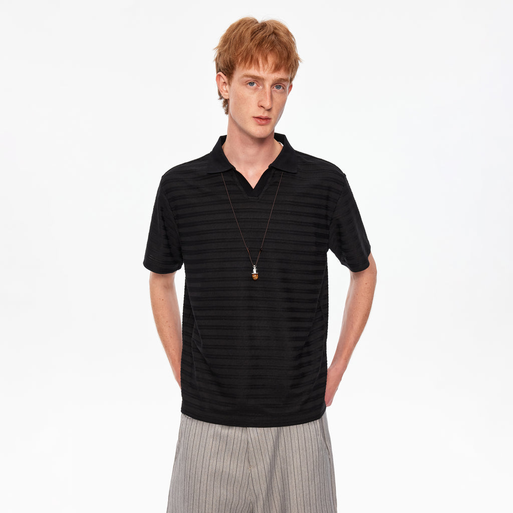 MADWITCH STRIPED SHORT TEE #20505