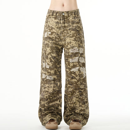 MADWITCH EMBELLISHED CAMO PANTS #WHOA011