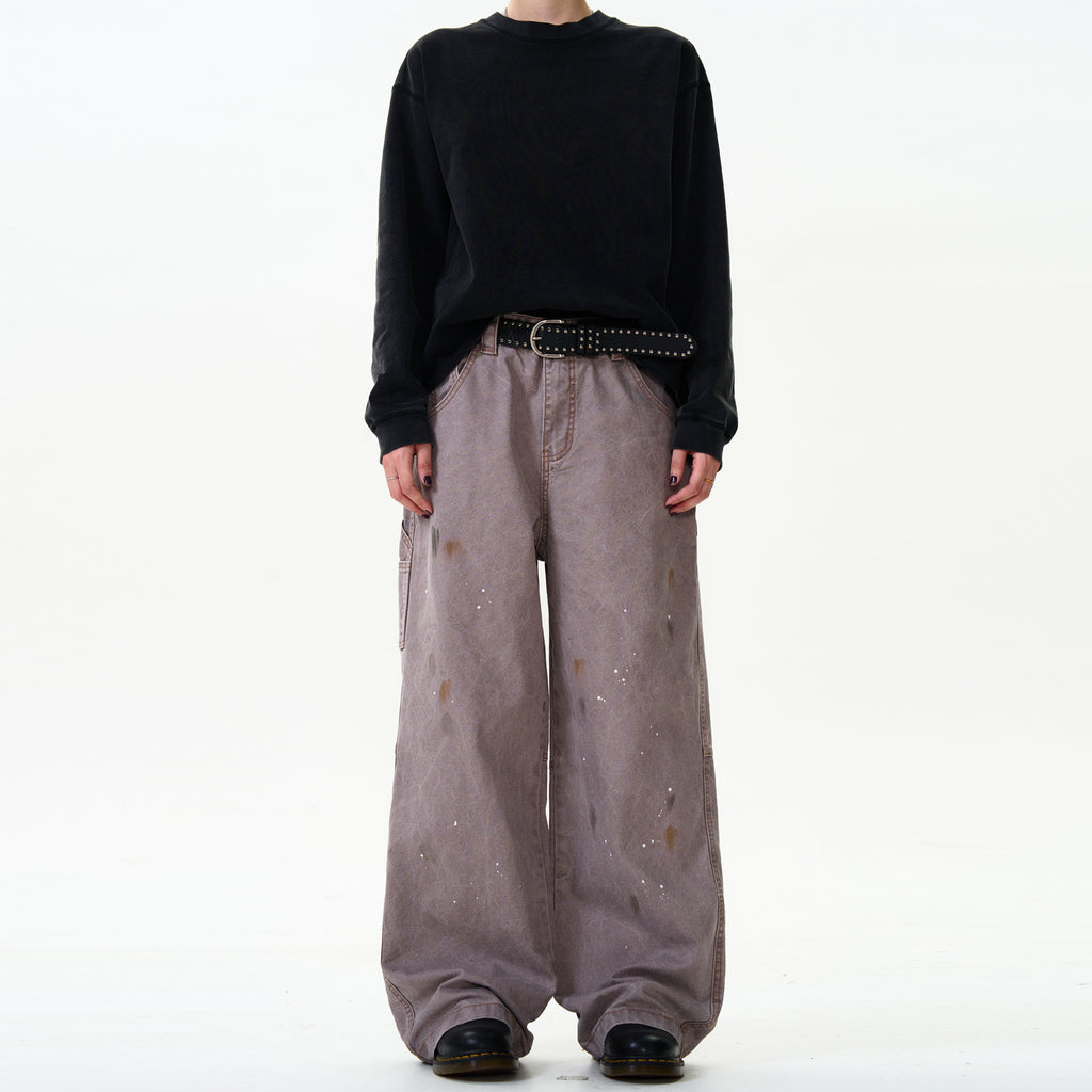 MADWITCH STREET STYLE STRAIGHT-LEG JEANS #CK3355