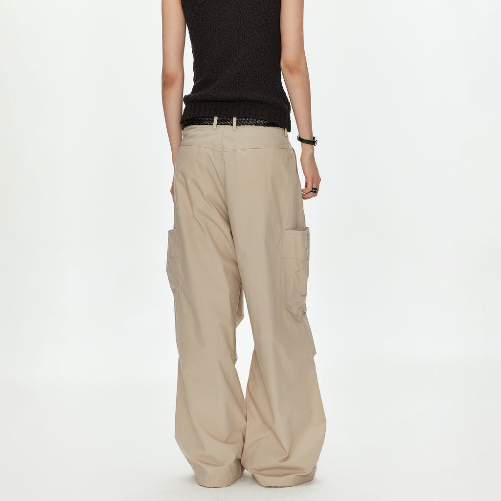 MADWITCH LYCELL BLEND LOOSE CARGO PANTS #CK61015