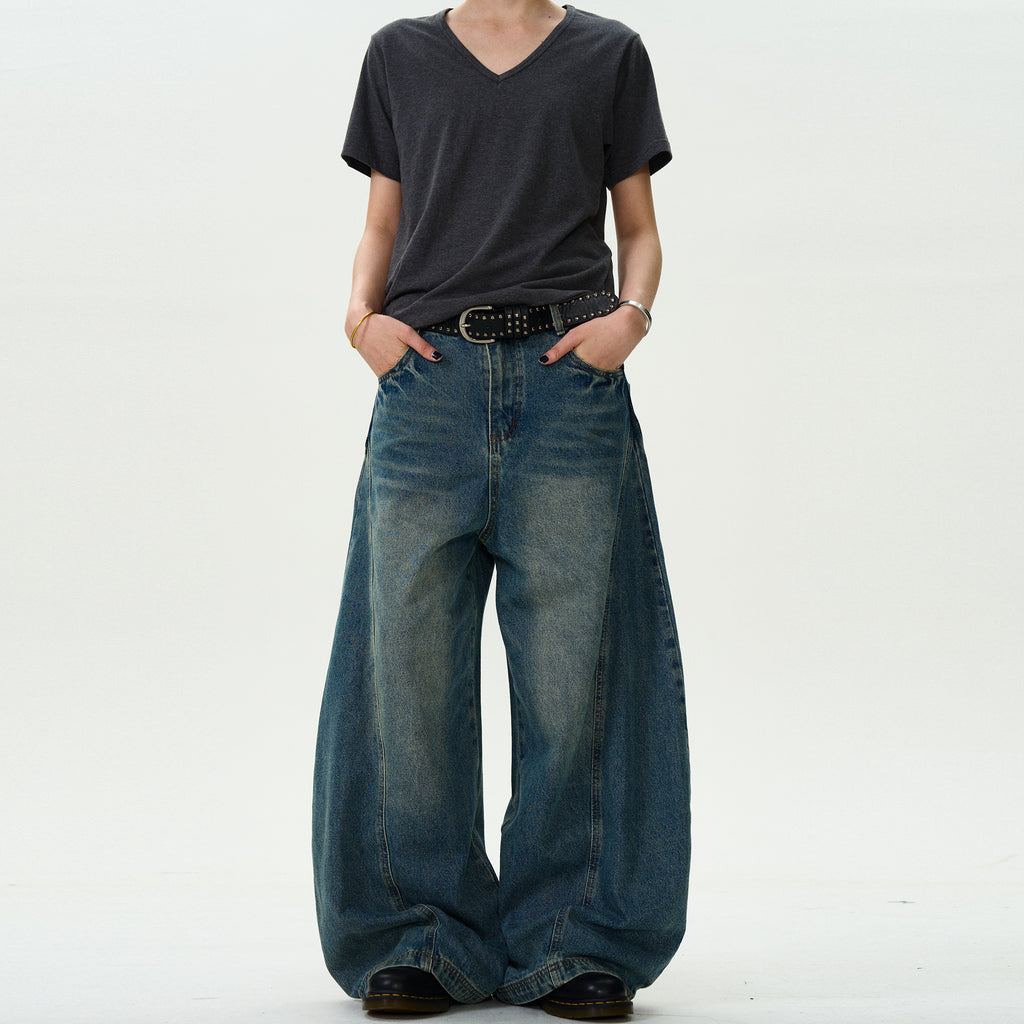 MADWITCH ANKLE-WRAPPED VINTAGE DENIM #24128