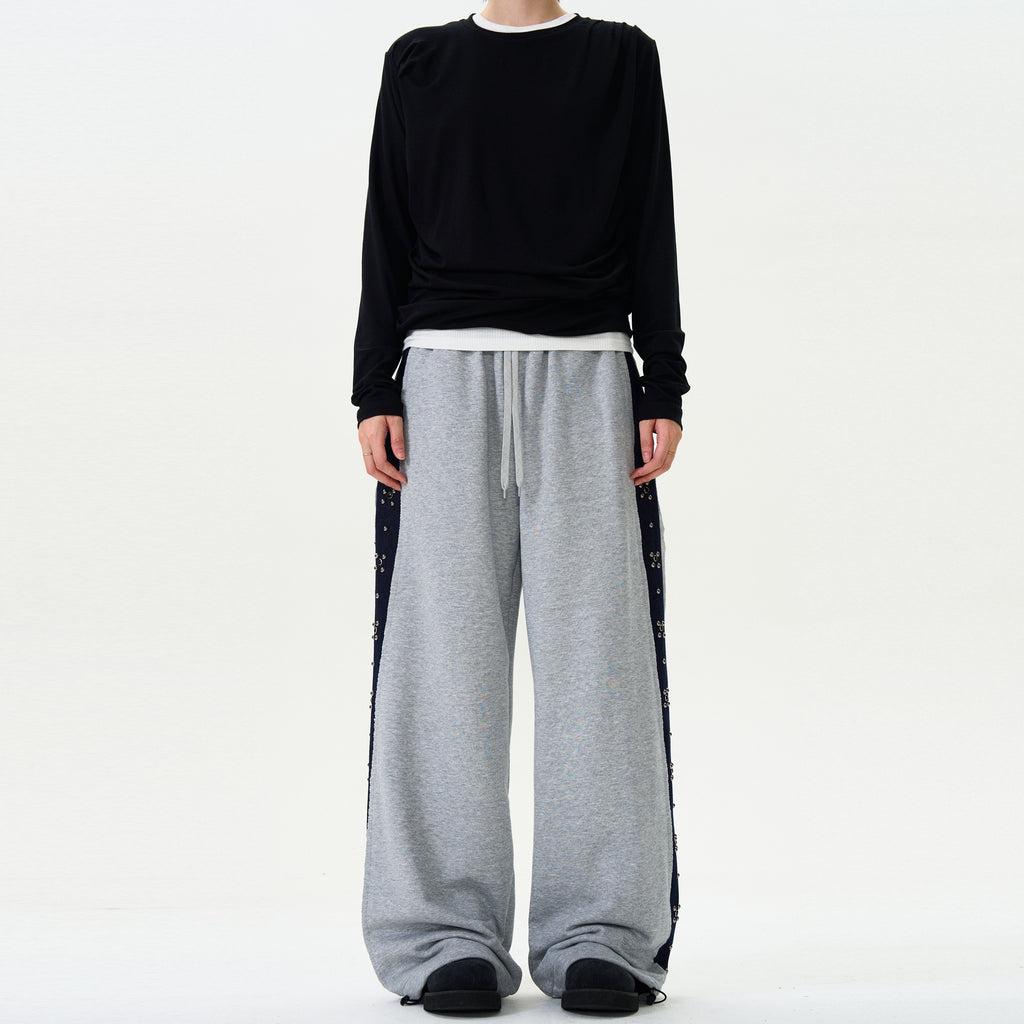 MADWITCH STRIPED CASUAL PANTS #CK6598