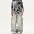 MADWITCH WASHED WIDE-LEG JEANS #K5355