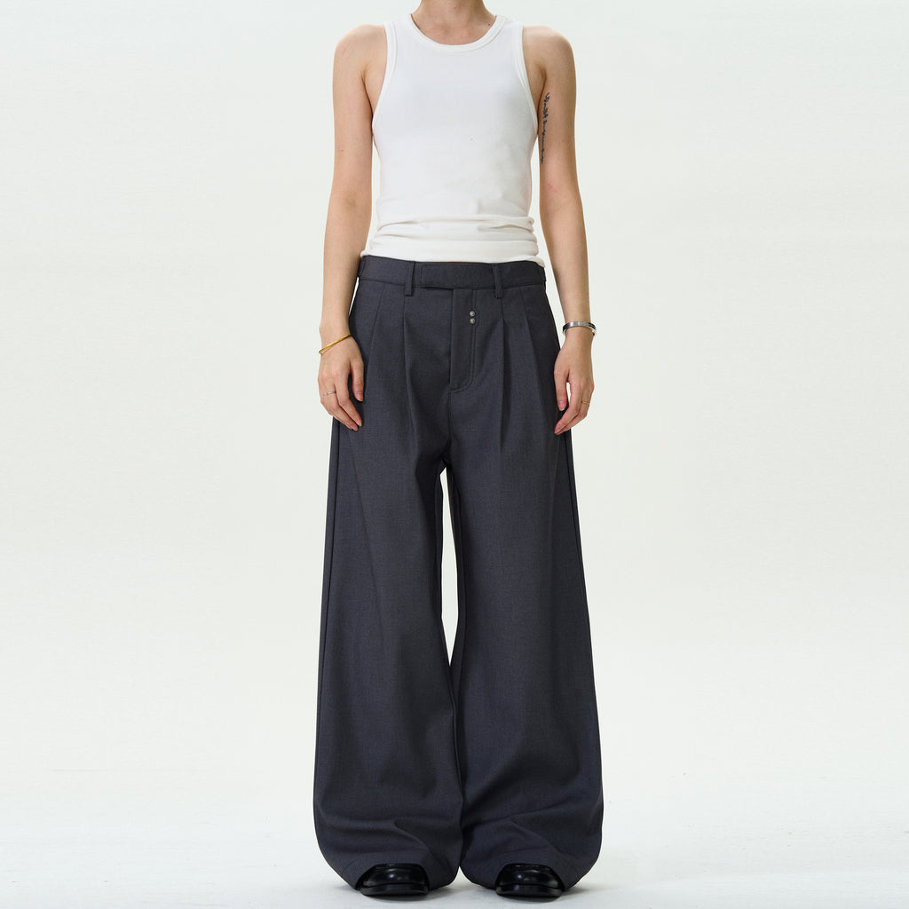 MADWITCH CASUAL STRAIGHT LEG TROUSERS #CK6619