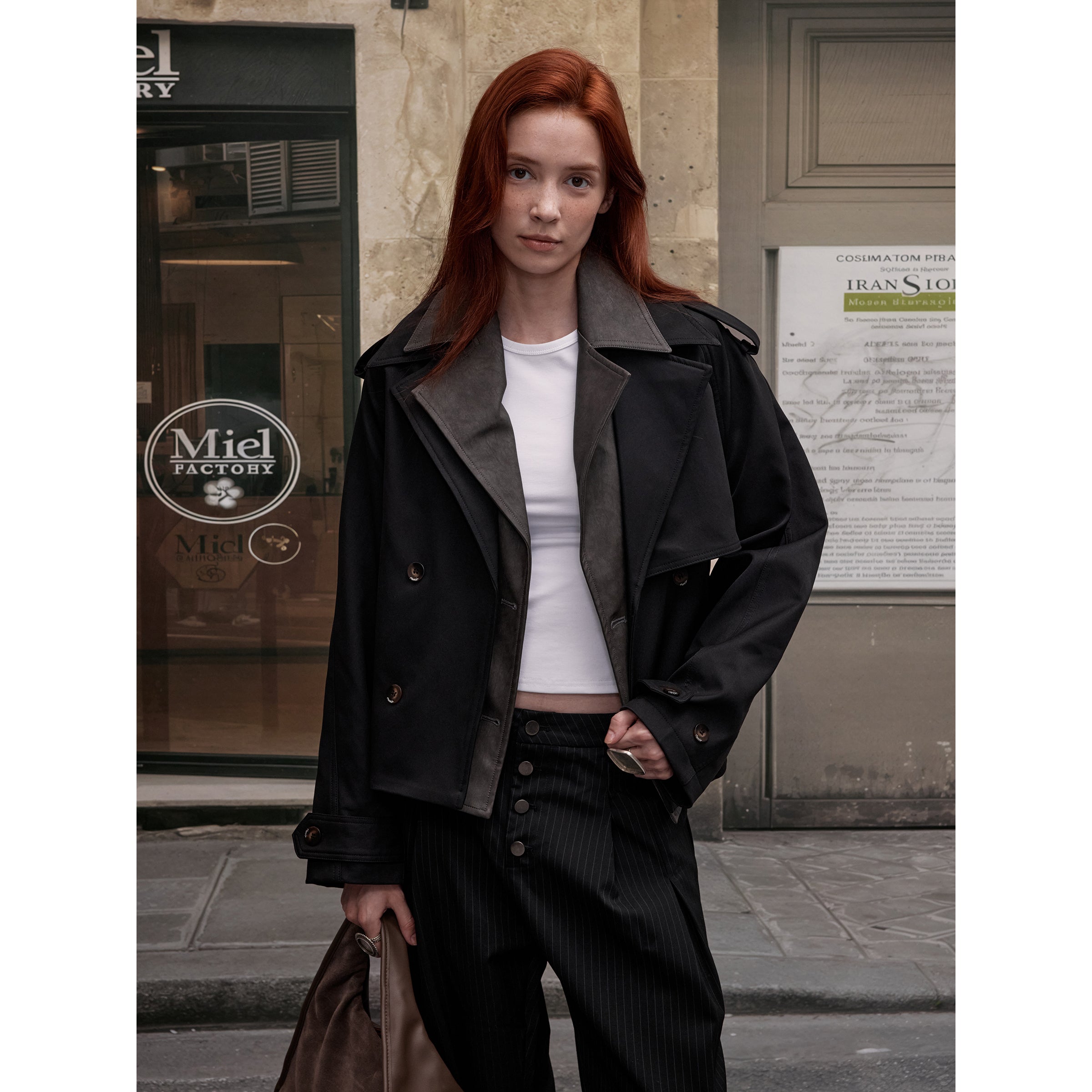 MADWITCH RELAXED CROP OUTERWEAR #630013