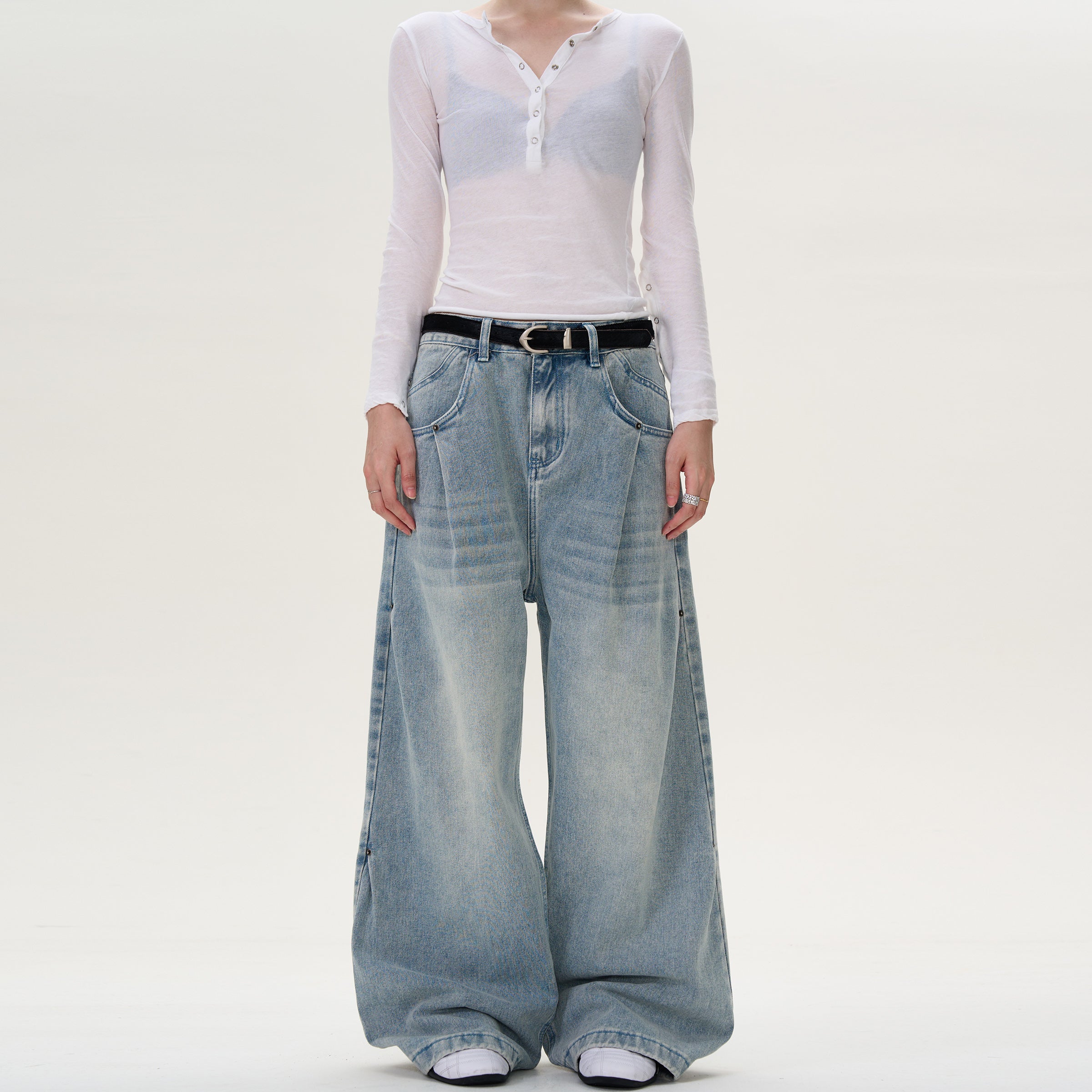 MADWITCH RETRO CLEANFIT JEANS #D1657