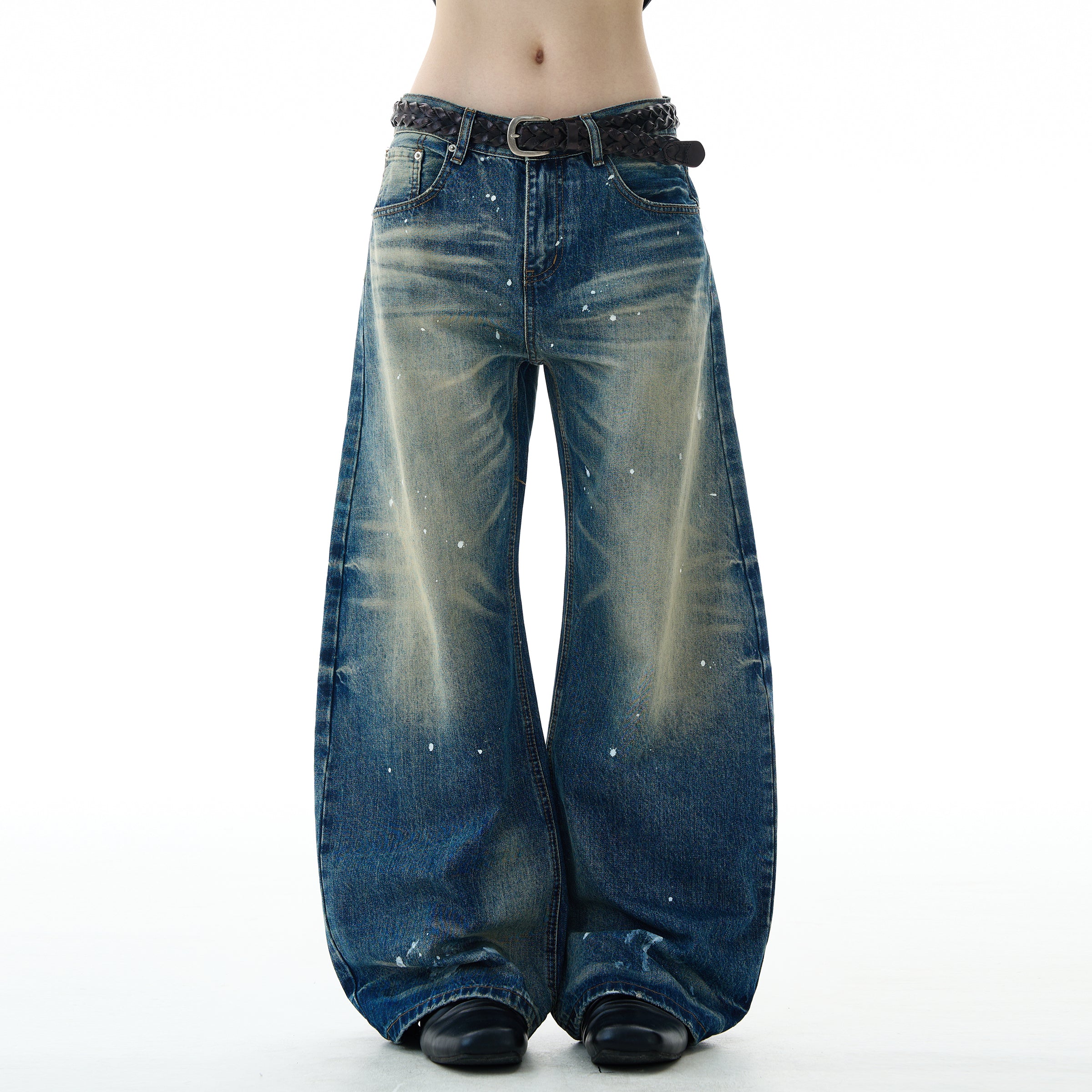 MADWITCH STREET BAGGY JEANS #G6866