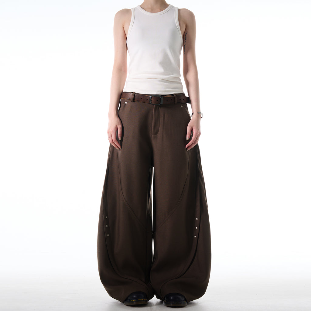 MADWITCH LOOSE FIT WIDE-LEG DENIM PANTS #C828