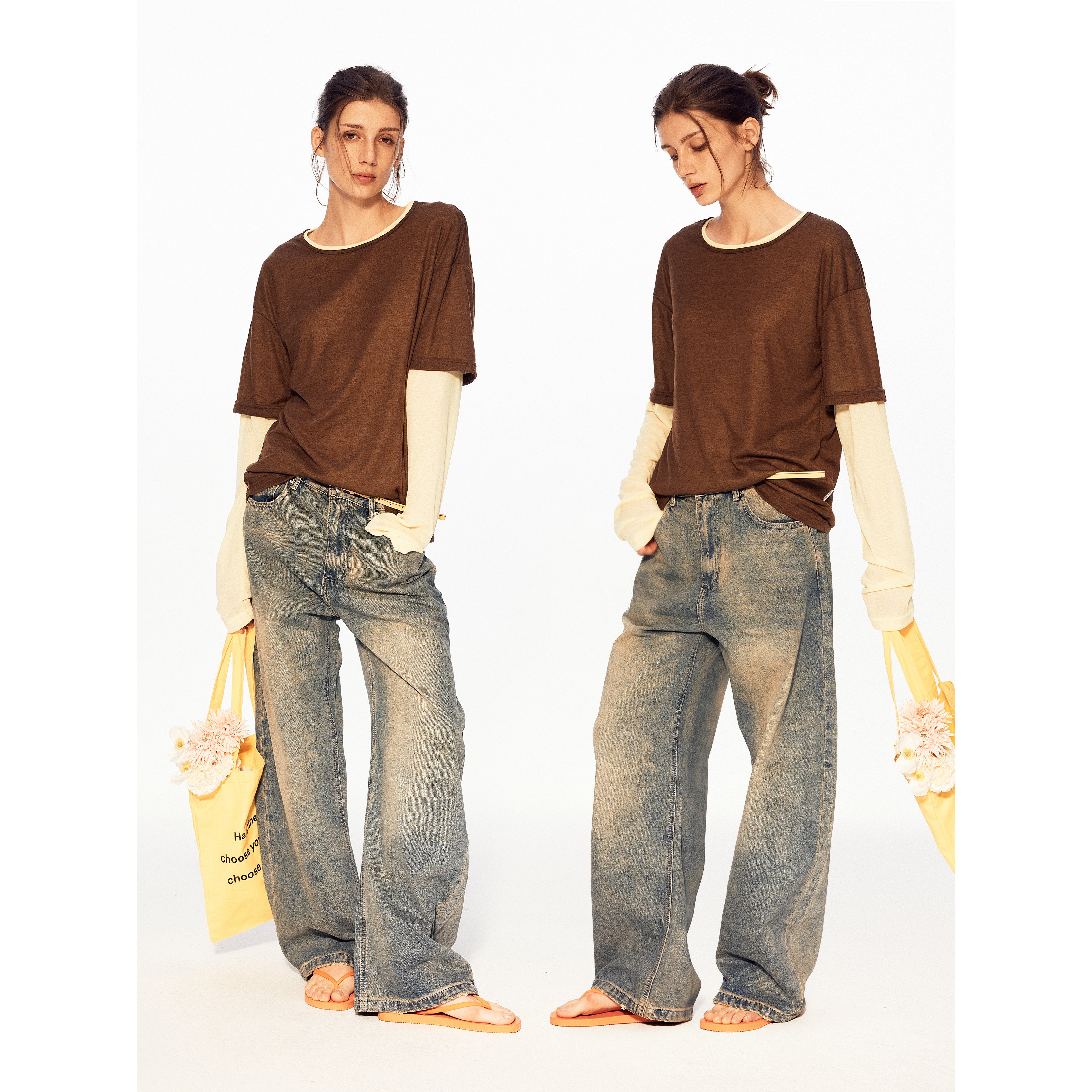 MADWITCH VINTAGE WIDE LEG JEANS #MC2601