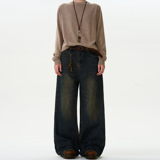 MADWITCH VINTAGE LOOSE-FIT JEANS #K3350